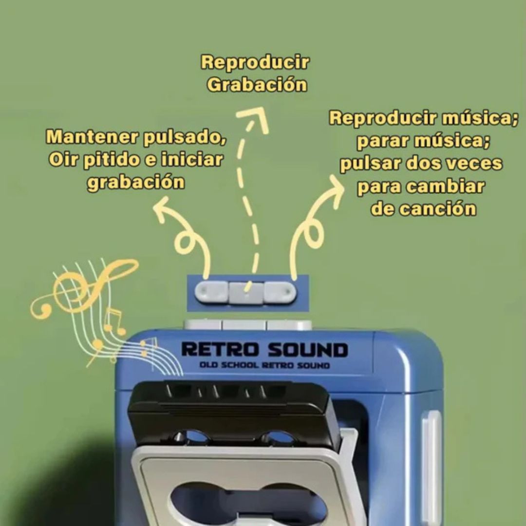 Llavero Grabadora Retro