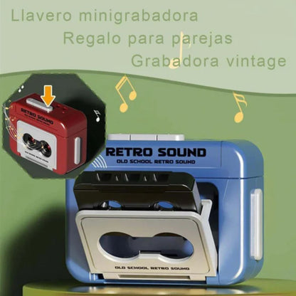 Llavero Grabadora Retro