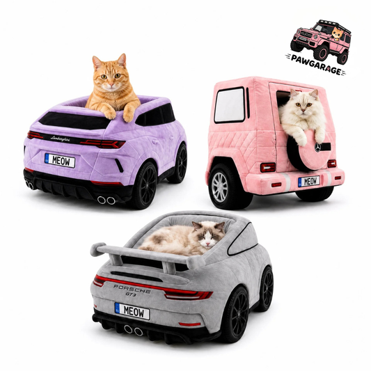 PawGarage Coche de Lujo Cama de Gato